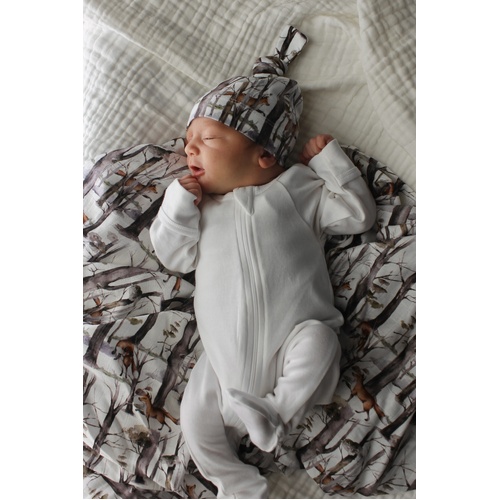 Mini & Me Bamboo Muslin Wrap Fox Hunt - Clearance
