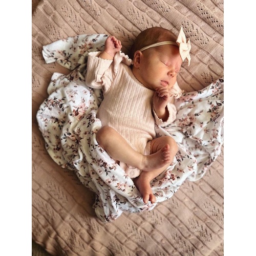 Mini & Me Bamboo Muslin Wrap Addison - Clearance