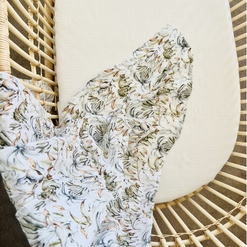 Mini & Me Bamboo Muslin Wrap Jurassic - Clearance